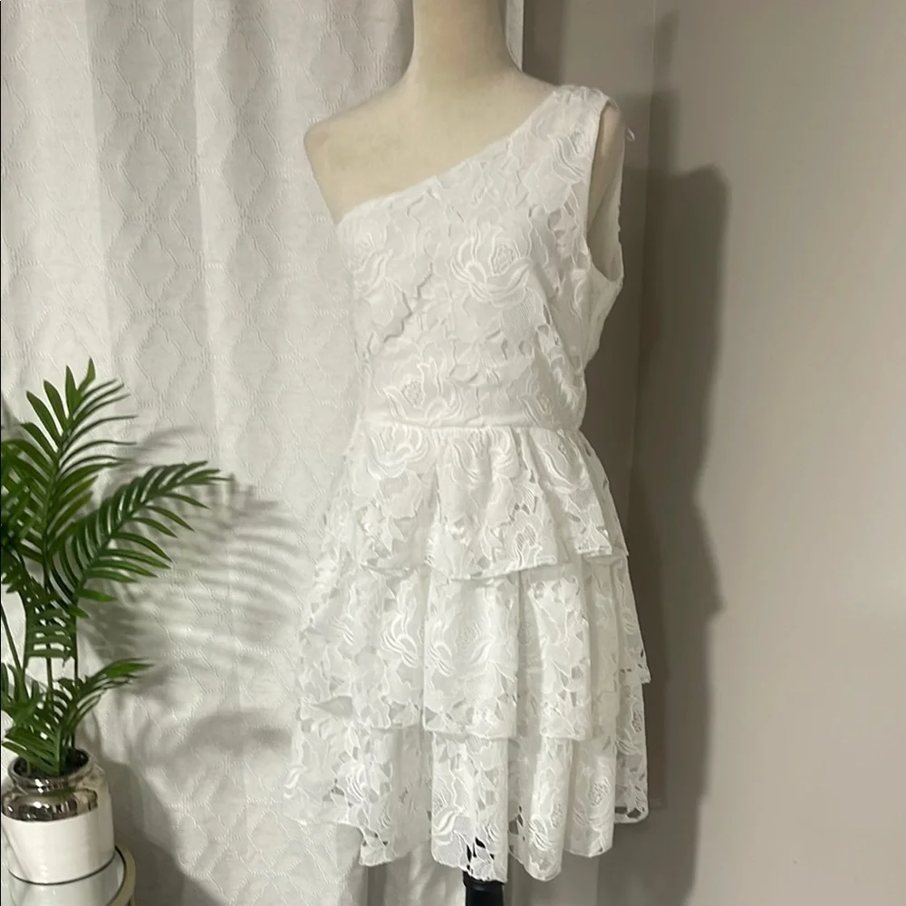 open lace back dress Kleo One Shoulder Maxi Dress - Pink Floral main image 0
